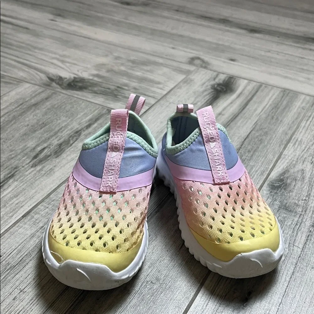 Pastel Rainbow Kids Water Shoes| size 7